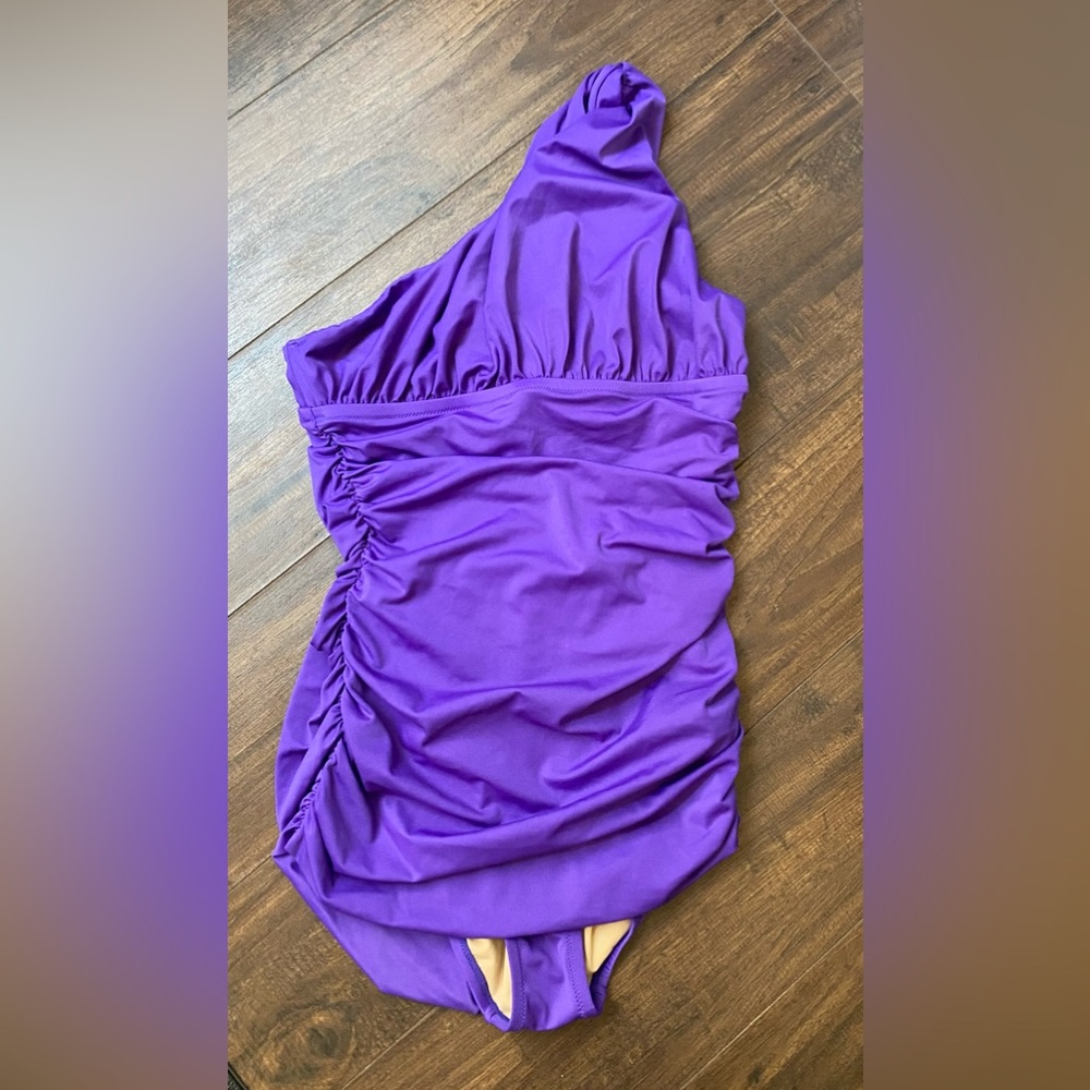 J Crew one shoulder swim suit unused